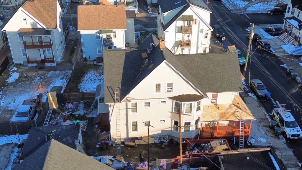 JML residential roofing project in Bridgeport, Connecticut